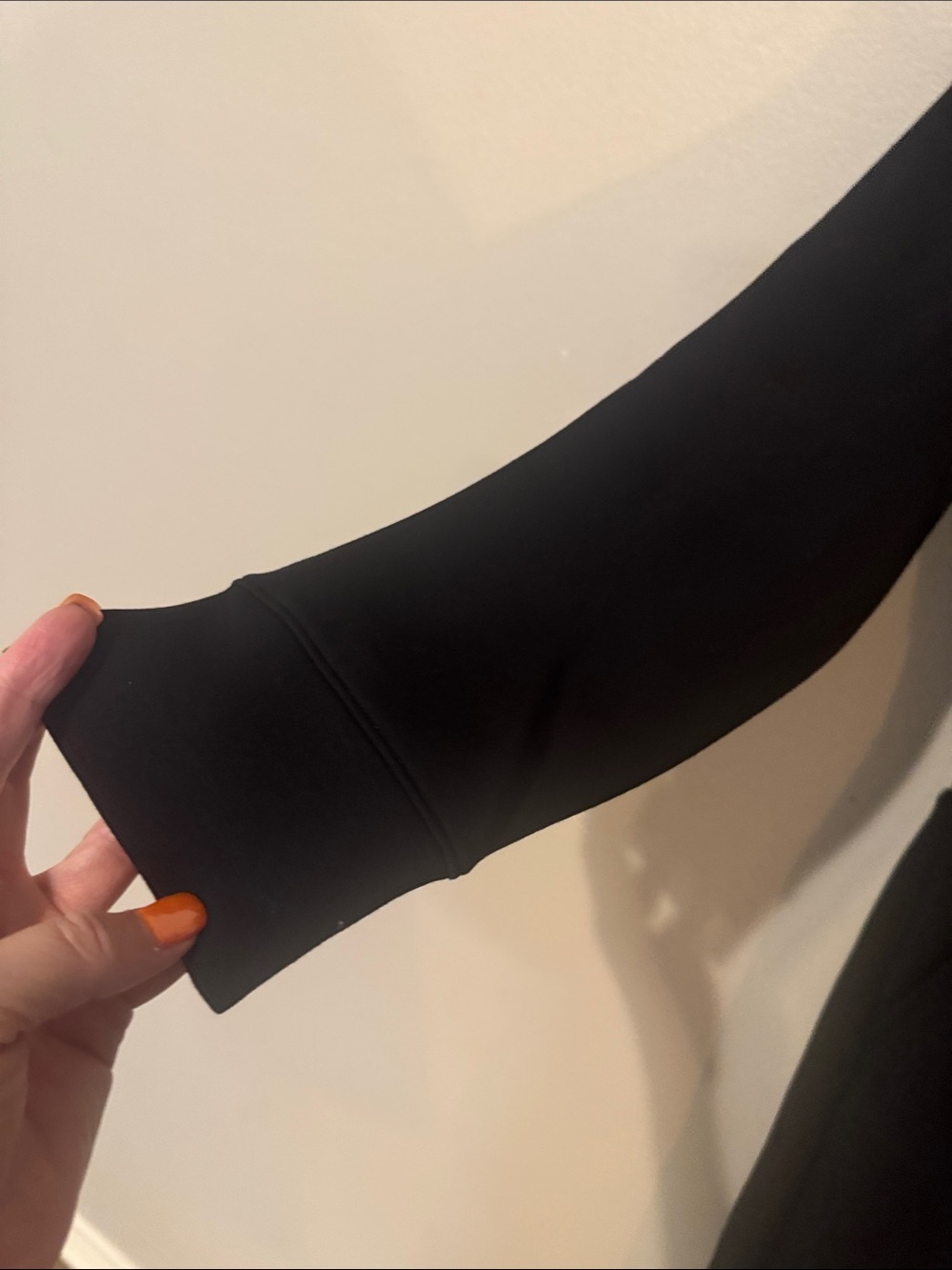 SPANX Black Long-Sleeve Zip-Front Sheath Jumpsuit - Picture 8 of 15